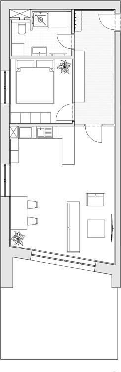 Apartmán 2+kk, 76,36 m2 s balkónem - 2. patro (Byt 1) - apartmán na Šumavě k prodeji Apartmán 2+kk, 76,36 m2 s balkónem - 2. patro (Byt 1) - apartmán na Šumavě k prodeji